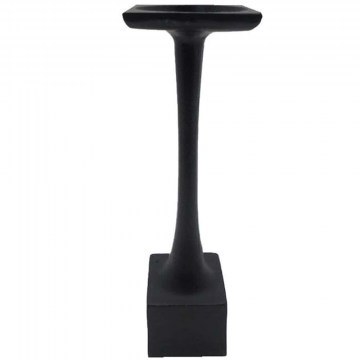 Candlestick Larsen 029002 9x9x36cm Black