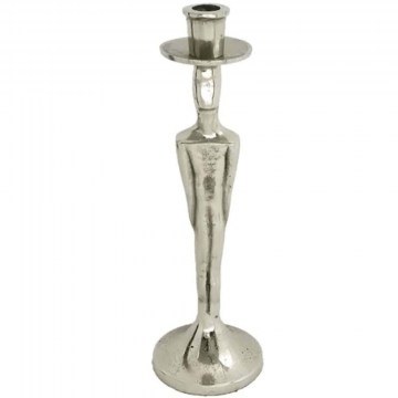 Candlestick Herr 027045 11x11x32cm Silver