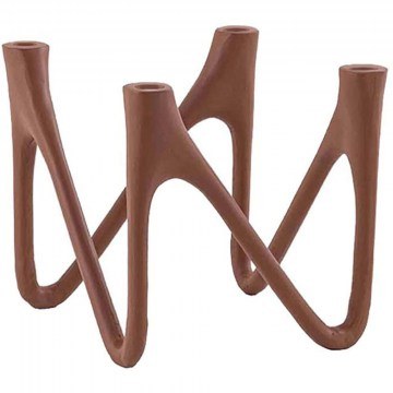 Κηροπήγιο Formas 027125 22x22x21cm Terracotta