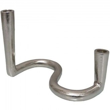 Candlestick Calan 032506 24x13x16cm Silver