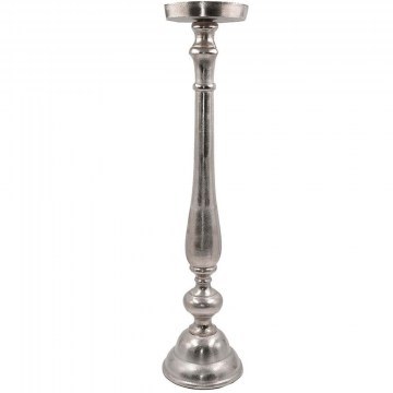 Κηροπήγιο Ionas 017611 18x18x74cm Silver