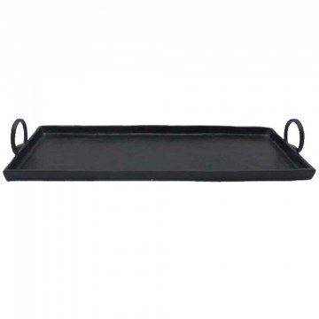Διακοσμητικός Δίσκος Angolo 028997 75x24x3cm Black