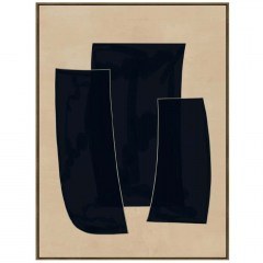 Κάδρο Visuelle 034241 90x4x120cm Beige-Black