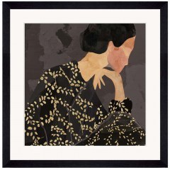 Κάδρο Lady In Portrait 030534 43x4x43cm Multi