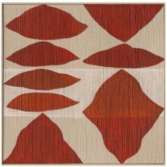 Canvas Painting Shaye Terra 031413 100x5x100cm Terracotta-Beige