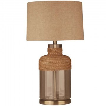 Table Lamp Hosanna 030622 41x41x71cm Ε27 40W Gold-Beige