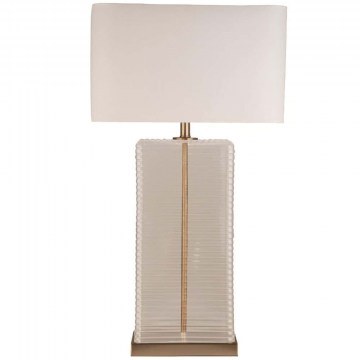 Table Lamp Eleven 030626 47x25x83cm Ε27 40W Clear-White