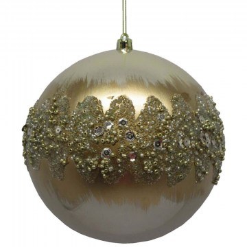 Χριστουγεννιάτικη Μπάλα Jolly 030197 20x20x20cm Gold