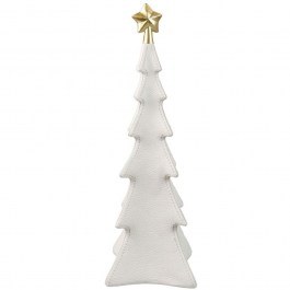 Χριστουγεννιάτικο Δεντράκι Xmas Feast 033257 13x13x39,5cm White-Gold WHITE-GOLD