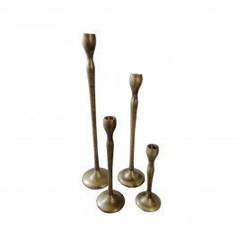 Κηροπήγια Jolie 022231 (Σετ 4τμχ) Antique Gold ANTIQUE GOLD