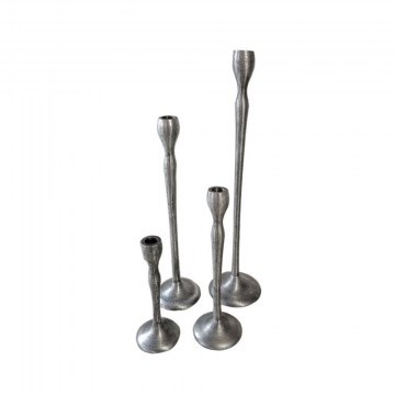 Κηροπήγια Jolie 022236 (Σετ 4τμχ) Antique Silver