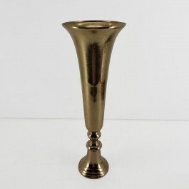 Βάζο Flores 029060 19x19x55cm Gold GOLD