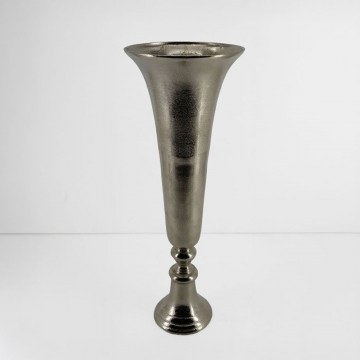 Βάζο Flores 017640 19x19x55cm Silver
