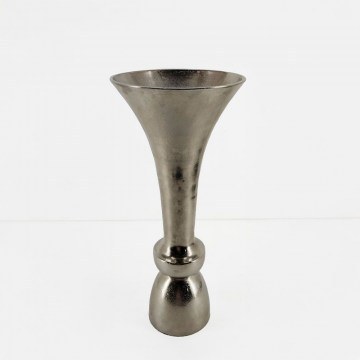 Βάζο Luxor 029028 23x23x50cm Silver Nickel