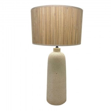 Table Lamp Zed 032355 Ε27 Max 60W 15x15x65cm Beige-Natural