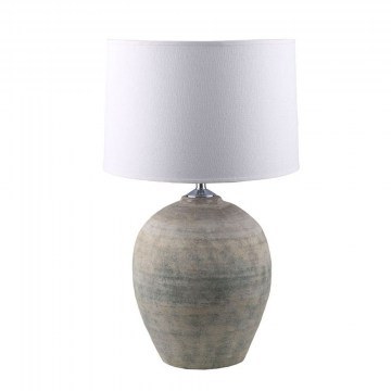Table Lamp Dioni 032186 Ε27 Max 40W 28x28x65cm Grey-White