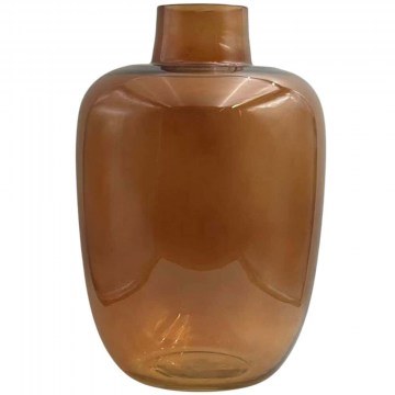 Vase Vidrio 034522 25x25x38cm Caramel