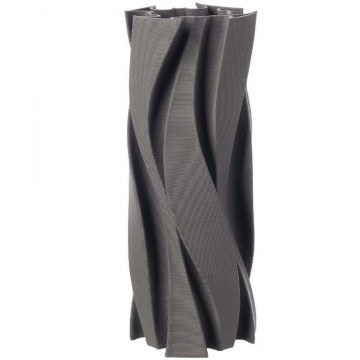 Vase Aurene 034443 14x14x33,5cm Dark Grey