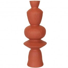 Vase Aeon 034769 25,5x25,5x71cm Dark Orange ORANGE