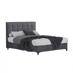 Piano Bed With Storage Space 207x160x115 (For Mattress 160x200cm) Grey