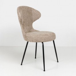 Καρέκλα Fungo 03-1162 56x57x91cm Beige BEIGE