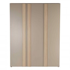 Ντουλάπα Cappuccino 06-0126 Τρίφυλλη 140x52x180cm Latte-Sonoma