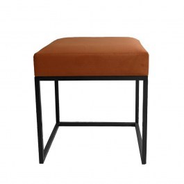 Σκαμπό Cubik 16-0675 40x40x44cm Terracotta TERRACOTTA