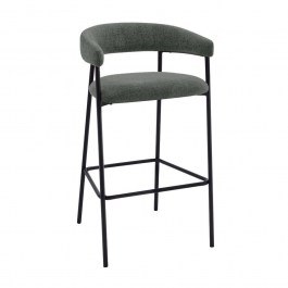 Stool Bar Eclipse 26-0078 45x46x92cm Grey GREY