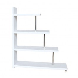 Bookcase Swivel 24-0720 120x29x135.8cm White WHITE