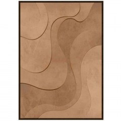 Canvas Painting Oasis Refuge 031350 80x4x120cm Brown