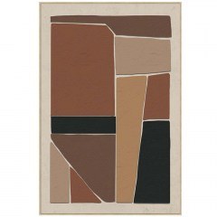 Πίνακας Καμβάς Fractal B 034674 82,6x4,3x122,6cm Multi