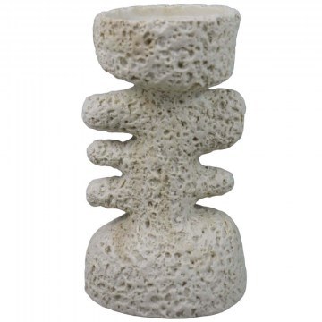 Κηροπήγιο Kycladic 034607 12x10x20cm Beige