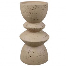 Κηροπήγιο Equinox 034621 10x10x20cm Light Brown LIGHT BROWN