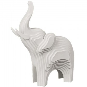 Διακοσμητικός Ελέφαντας Archi 034693 28,4x11,7x35,7cm Off White