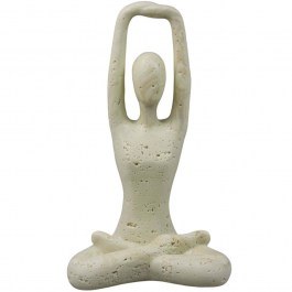 Decorative Figure Morph 034637 12,5x8x21cm Beige BEIGE