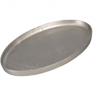 Διακοσμητικός Δίσκος Nedd 023971 30x15x2cm Silver