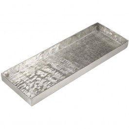 Decorative Tray Orly 023946 44x15x3cm Silver SILVER