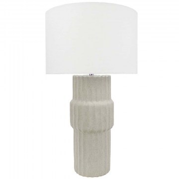Table Lamp Maro 034595 33x3x59cm Ε27 40W Grey-White