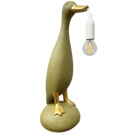 Table Lamp Quack 034447 16,7x15,7x43cm E14 40W Olive-Gold OLIVE