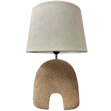 Table Lamp Capsule 034461 30,5x30,5x45cm Ε27 40W Beige-Off White