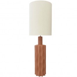 Φωτιστικό Επιτραπέζιο Egli 034600 34x34x100cm Ε27 40W Terracotta-White TERRACOTTA-WHITE