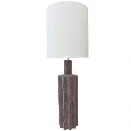 Φωτιστικό Επιτραπέζιο Egli 034601 34x34x100cm Ε27 40W Grey-White WHITE-GREY
