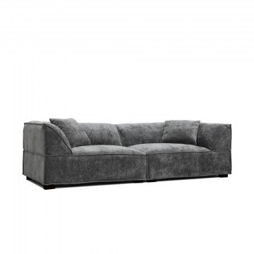 Καναπές Ruler 70-0436 Τριθέσιος 243x101x69cm Grey