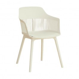 Garden Chair Arpa 53-0057 58x54.4x77cm Off White OFF WHITE