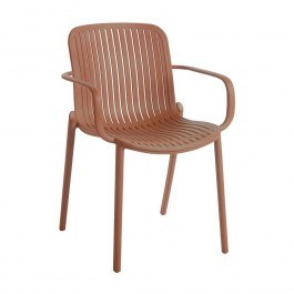 Garden Armchair Brio 53-0002 58x56.5x81cm Terracotta TERRACOTTA
