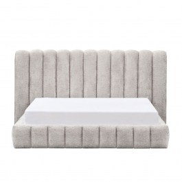 Κρεβάτι Savagiar 40-0077 (Για Στρώμα 160x200cm) 210.5x220.5x109.7cm Grey GREY