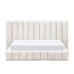 Κρεβάτι Savagiar 40-0078 (Για Στρώμα 160x200cm) 210.5x220.5x109.7cm Cream