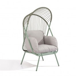 Garden Armchair Sun 51-0019 75x69x135.5cm Olive OLIVE