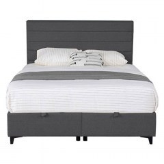 Bed Utopia 40-0056 With Storage Space & Mattress 207x160x115cm Grey