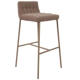Σκαμπό Μπαρ Merlo 26-0104 49x50x88cm Beige BEIGE